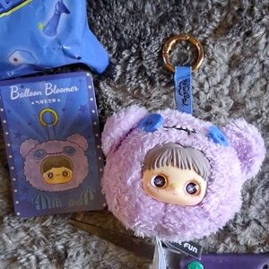 Adorable Plush Bear Keychain